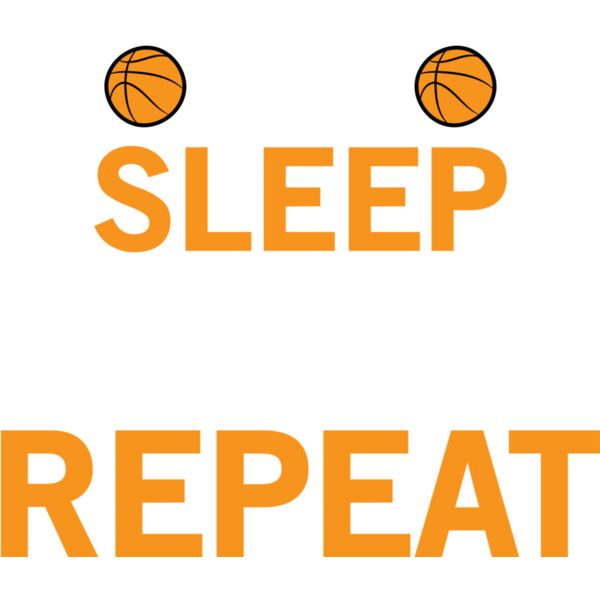 eat sleep hoops repeat SVG Thumbnail