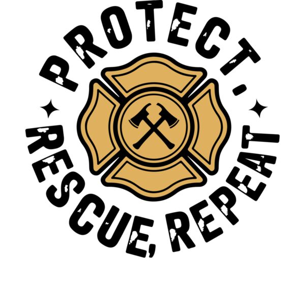 Protect Rescue Repeat Firefighter Shirt Thumbnail