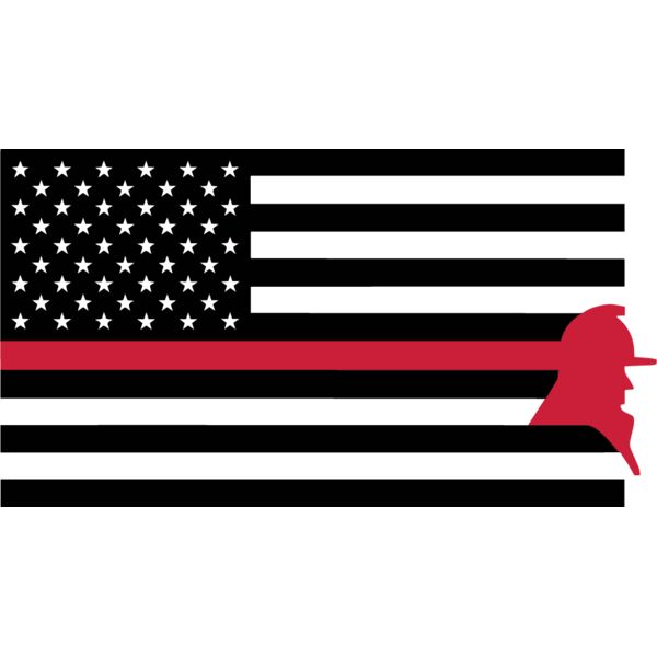 Firefigher Amer Flag Thumbnail