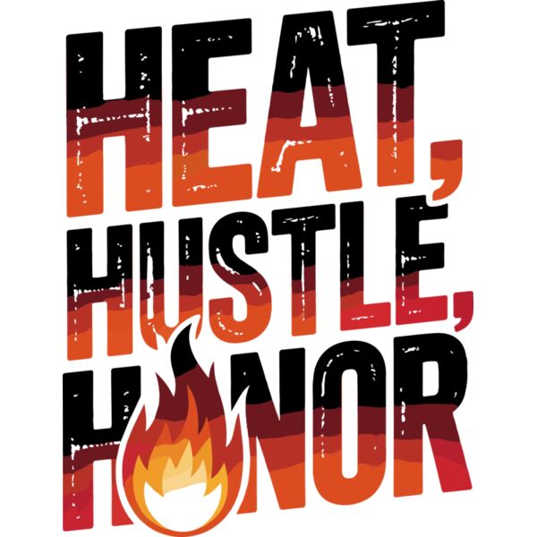 Heart Hustle Honor Firefighter T Shirt Thumbnail