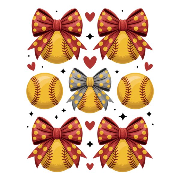 Softball Game Day Png  Softball Bow Png Thumbnail